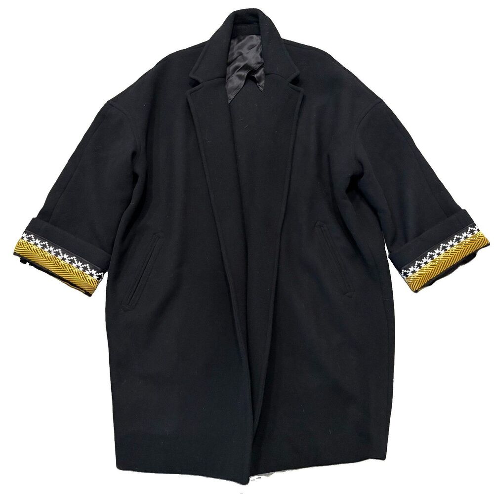 Haider Ackermann Women’s Wool Coat Size 36 Black